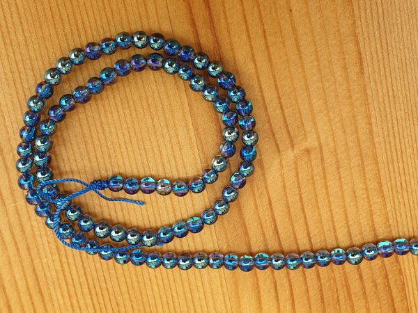 AquaAura necklace 4mm