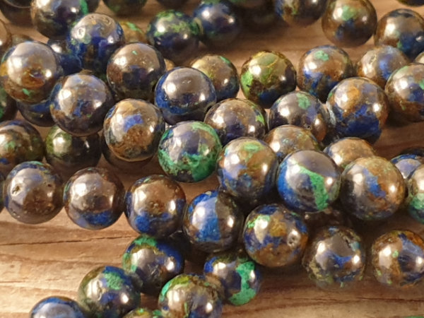 azurite-malachite necklace 6mm NATUR