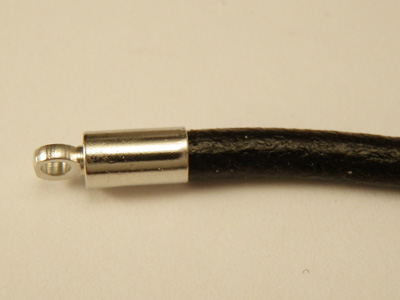 cordend 3mm (2 pcs), brass silver color