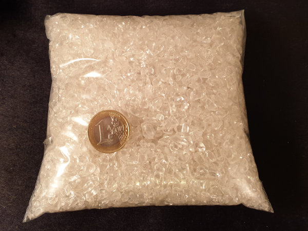 1 kg rock crystal XS for charging (super clear)