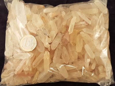 Bergkristall Nadelquarz 1kg NATURKRISTALLE