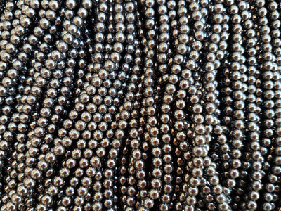 100 strand hematite necklace 5mm