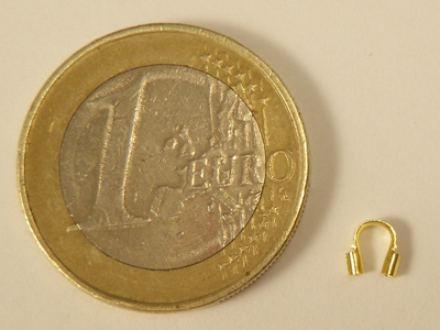 Drahtschutz 0.7mm, goldfarben, 100 Stk