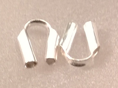 wire guardian 1.1mm, silver, 2 pcs