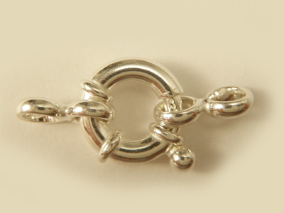 clasp 12mm silver