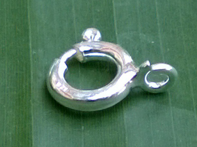 clasp 8mm silver