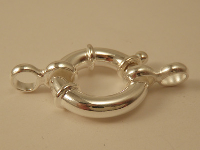 clasp 18mm silver