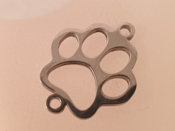 finding-link, paw 20mm, stainless steel