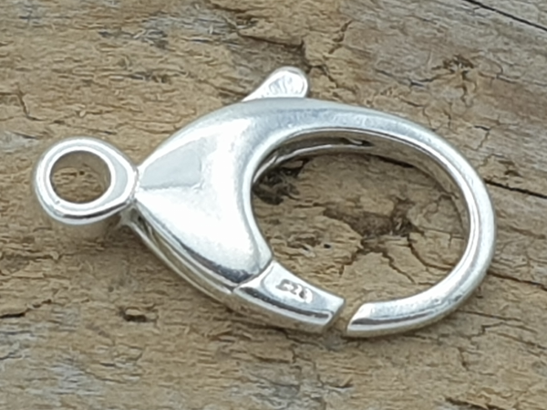 clasp 25mm silver