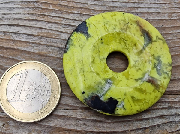 Lizarditdonut (Norwegische Jade) 40mm, echte RARITT