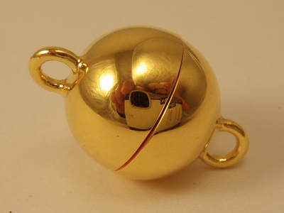 magnetic clasp 20mm gold plated, closed
