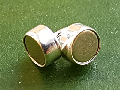 Magnetschliesse 4.5mm Silber