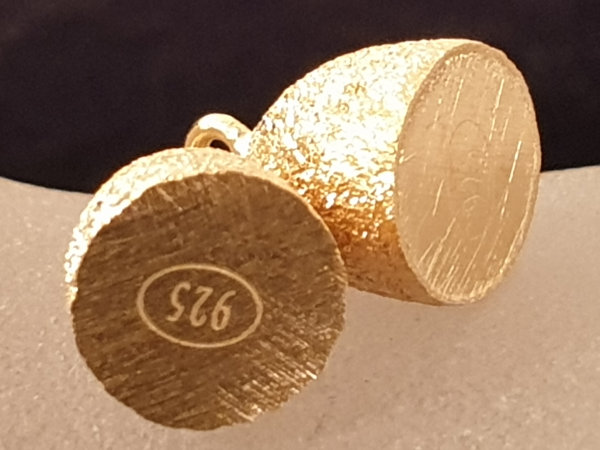 Magnetschliesse 10x23mm Stardust+, Silber vergoldet, geschlossen