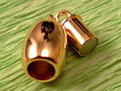 Magnetschliesse 7*16mm vergoldet