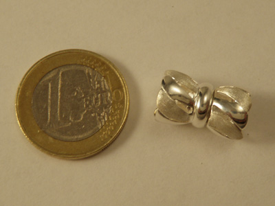 Magnetschliesse 10x17mm Silber