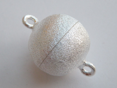 Magnetschliesse 14mm Silber, geschlossen