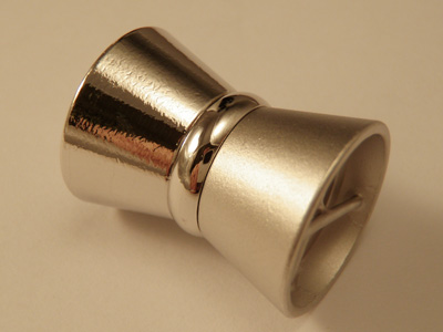 Magnetschliesse 17x22mm rhodiniert