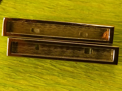 Magnetschliesse 19x38mm Edelstahl