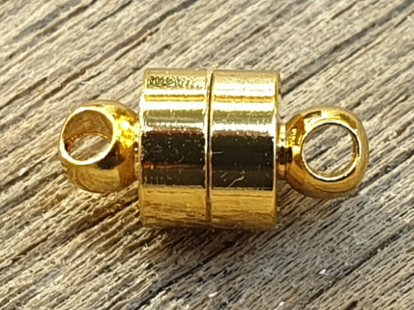 Magnetschliesse 6x12mm goldfarben., geklebt