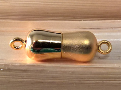 magnetic clasp 6x20mm gold plated