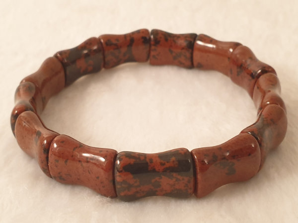 mahogany obsidian bracelet 12mm