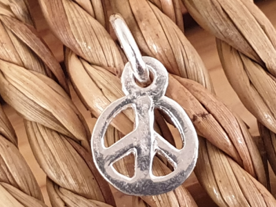 Charm Peace 9mm, Silber Charm Peace 9mm, Silber