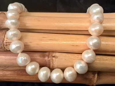 pearl necklace strand XL 13.5-16mm