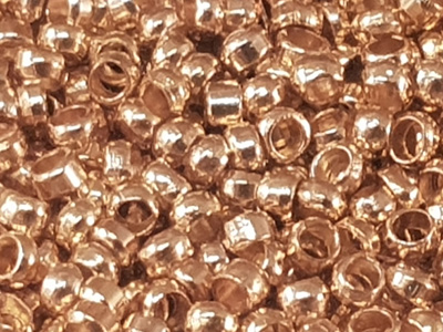 crimping bead 1.1mm, gold plated, 200 pcs