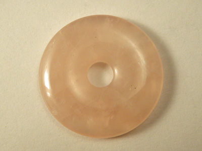 rosequartz donut 30mm