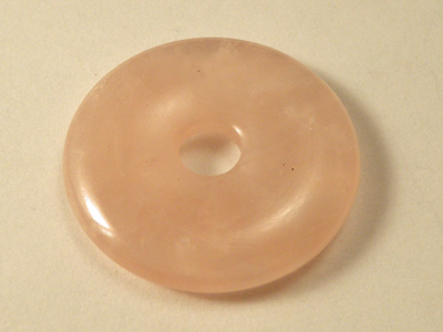 rosequartz donut 30mm