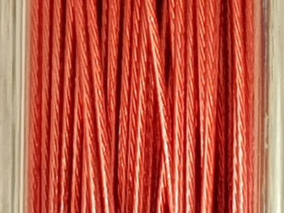 bead stringing wire 0.45mm/25m/7str red