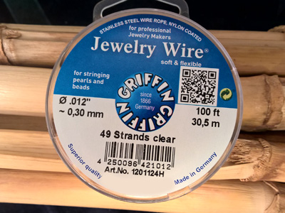Jewelry Wire 0.30mm/30.5m/49str