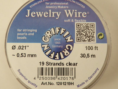 Jewelry Wire 0.53mm/30.5m/19str