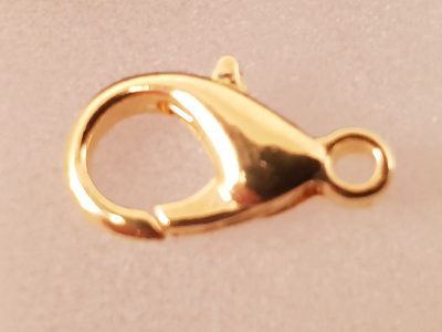 clasp 14mm brass gold plated