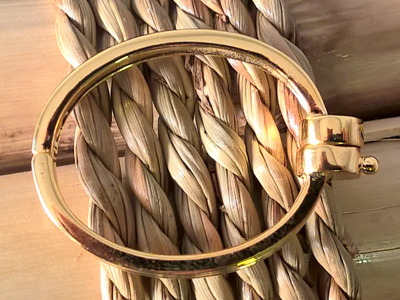 Magnetschliesse Kettenverkrzer 24x31mm Silber vergoldet