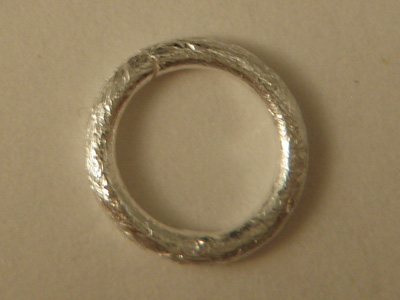 ring 10mm, closed, silver