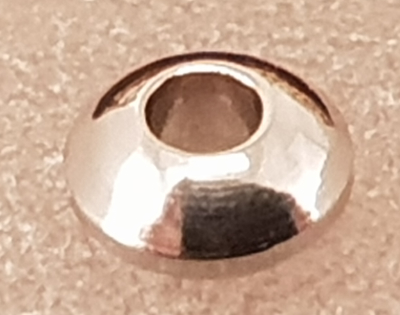 finding, disc 4x2mm, stainless steel