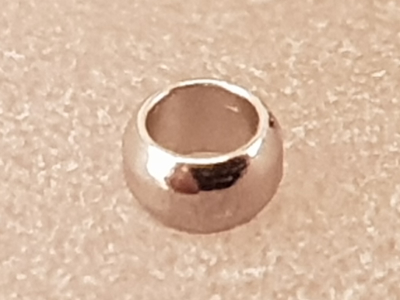 finding, spacer 2.5x1.5mm, stainless steel