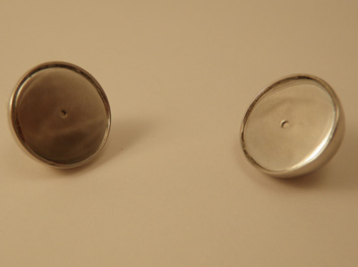Magnetschliesse 12mm rhodiniert, geklebt