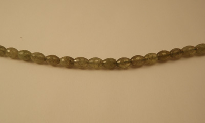 grossular necklace 6.5x8mm
