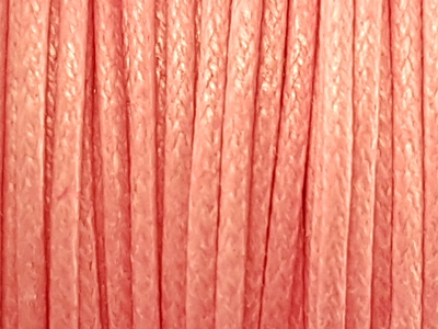 waxed cotton cord, dark pink, 1.0mm/20m