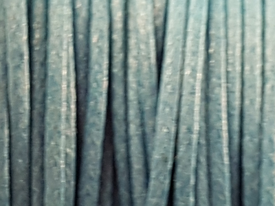 gewachste Baumwollkordel, blau, 1.0mm/20m