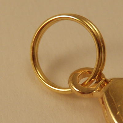 ring 6mm (10 pcs), gold plated