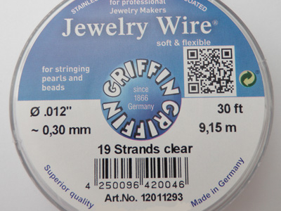 Jewelry Wire 0.30mm/9.15m/19str