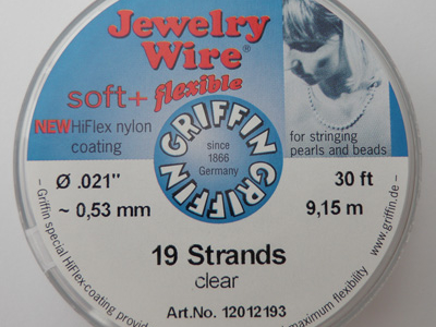 Jewelry Wire 0.53mm/9.15m/19str