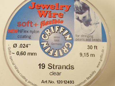 Jewelry Wire 0.60mm/9.15m/19str