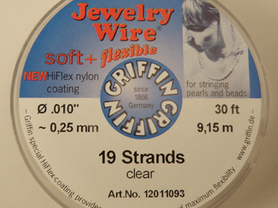 Jewelry Wire 0.25mm/9.15m/19str