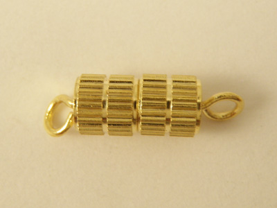 rotating clasp 5x17mm, brass gold plated