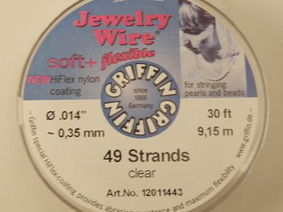 Jewelry Wire 0.35mm/9.15m/49str