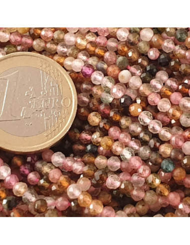 Turmalinkette facettiert 3mm